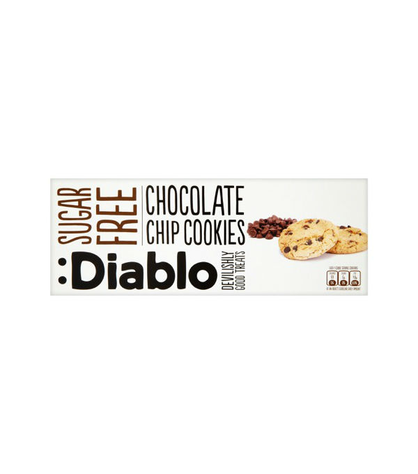 Diablo Chocolate Chip Cookies, sukkerfri